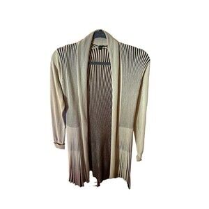 Women’s Small Sweater Multi-Color Open Front Lapis Brand Clothing